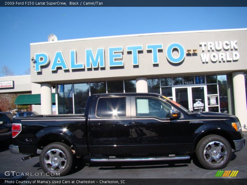 Black / Camel/Tan 2009 Ford F150 Lariat SuperCrew