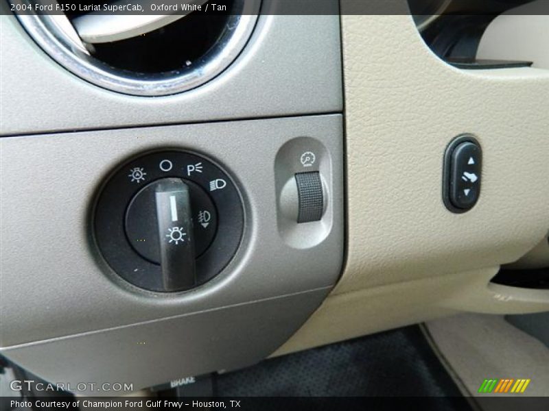 Oxford White / Tan 2004 Ford F150 Lariat SuperCab