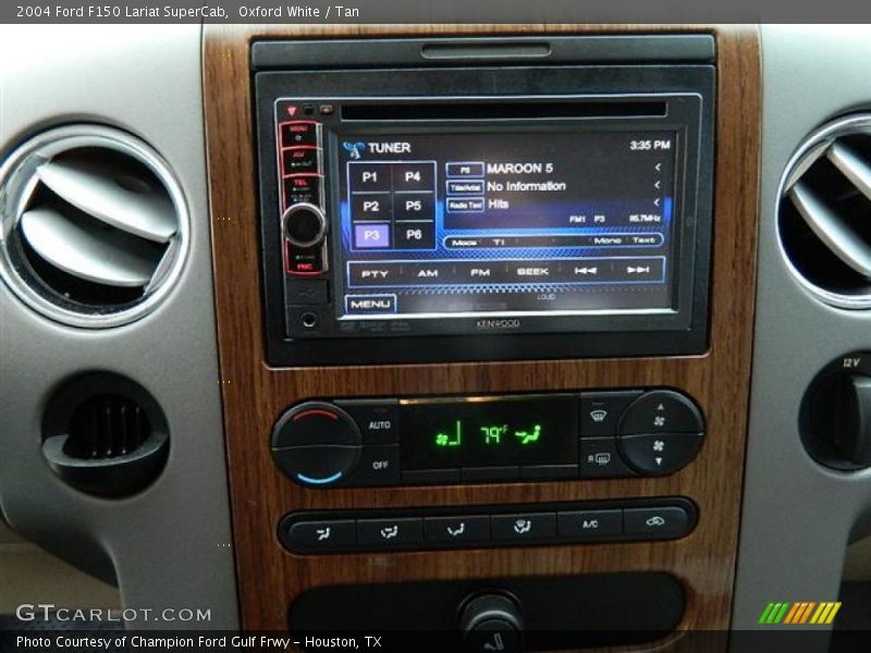 Oxford White / Tan 2004 Ford F150 Lariat SuperCab