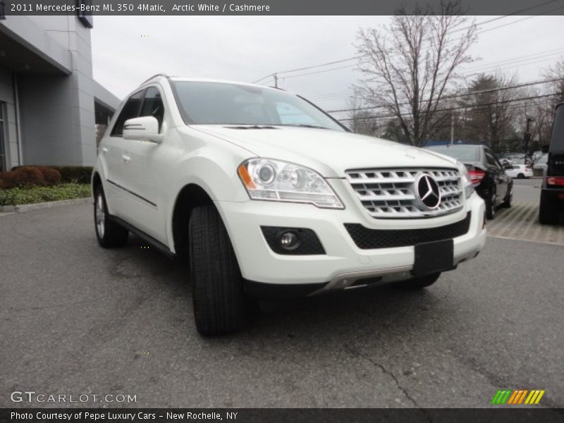 Arctic White / Cashmere 2011 Mercedes-Benz ML 350 4Matic