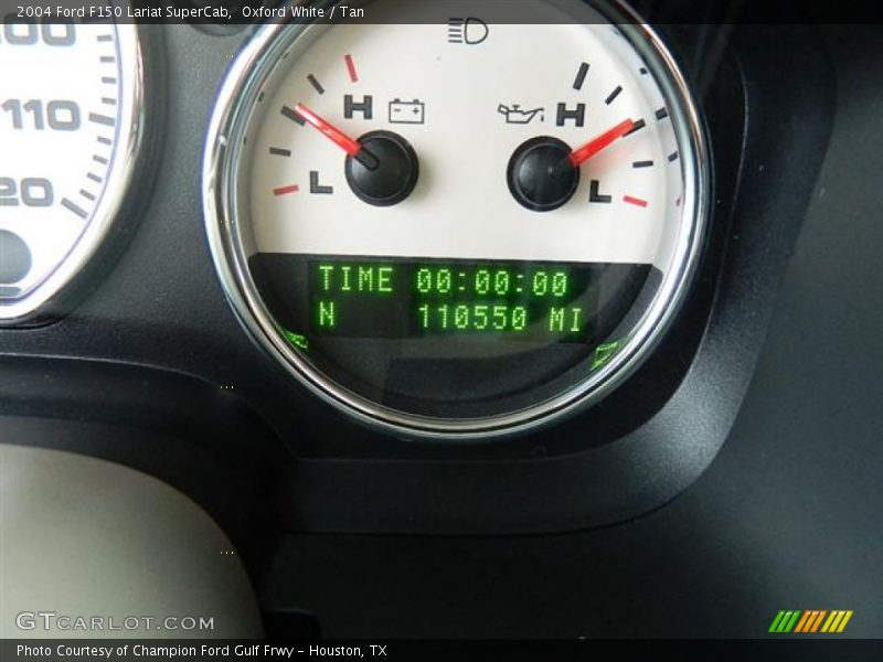 Oxford White / Tan 2004 Ford F150 Lariat SuperCab
