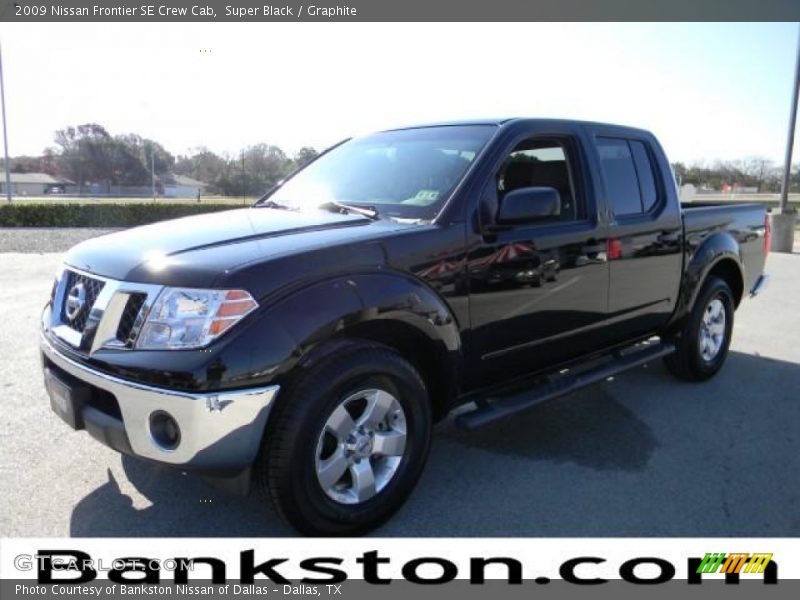 Super Black / Graphite 2009 Nissan Frontier SE Crew Cab