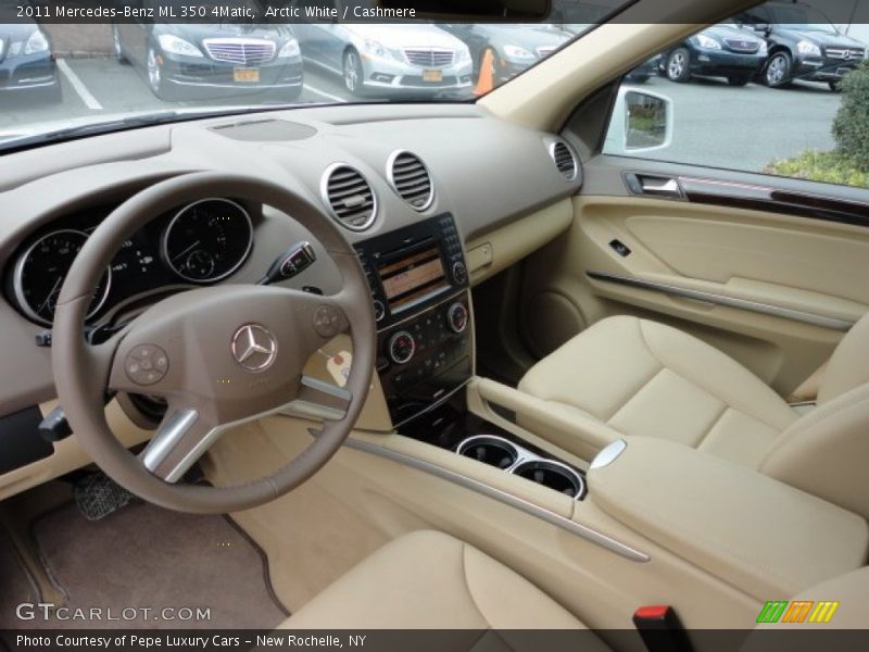 Arctic White / Cashmere 2011 Mercedes-Benz ML 350 4Matic