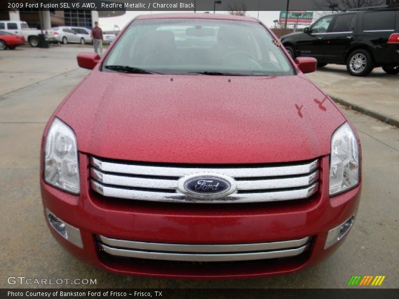 Redfire Metallic / Charcoal Black 2009 Ford Fusion SEL V6 AWD