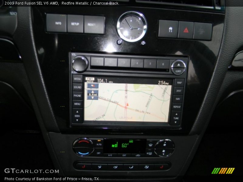 Redfire Metallic / Charcoal Black 2009 Ford Fusion SEL V6 AWD