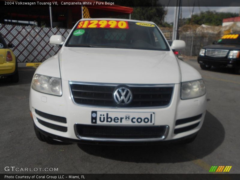 Campanella White / Pure Beige 2004 Volkswagen Touareg V8