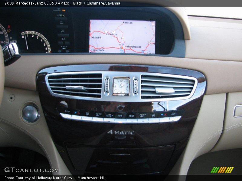 Black / Cashmere/Savanna 2009 Mercedes-Benz CL 550 4Matic