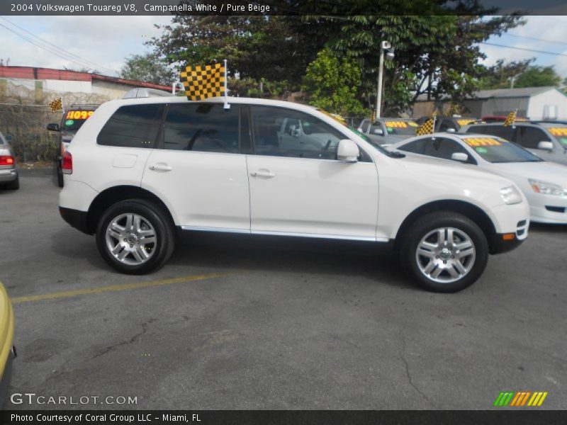 Campanella White / Pure Beige 2004 Volkswagen Touareg V8