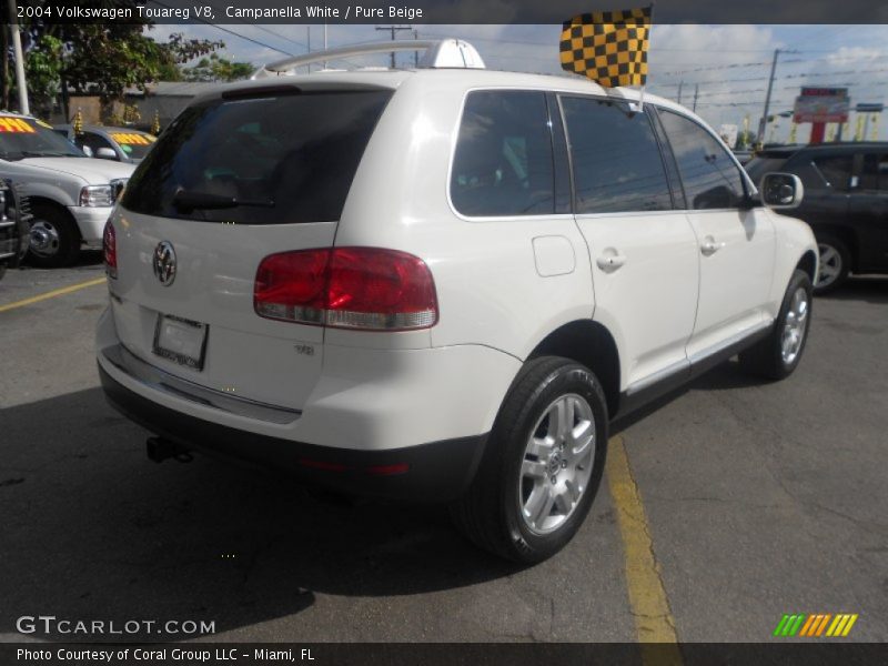 Campanella White / Pure Beige 2004 Volkswagen Touareg V8