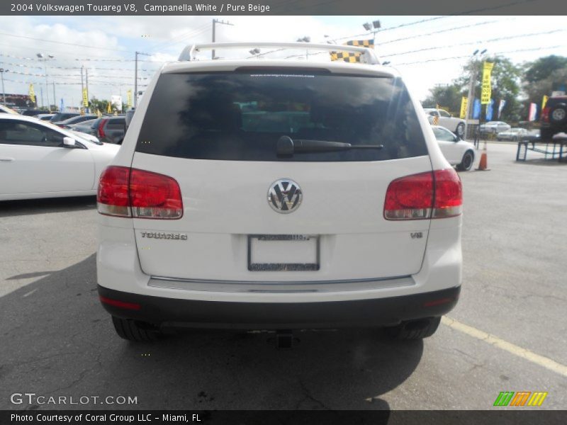 Campanella White / Pure Beige 2004 Volkswagen Touareg V8