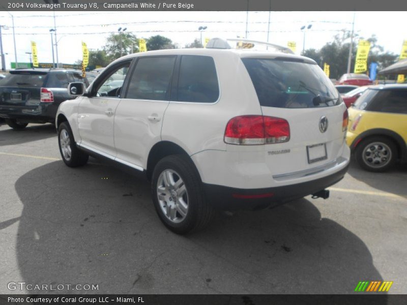 Campanella White / Pure Beige 2004 Volkswagen Touareg V8