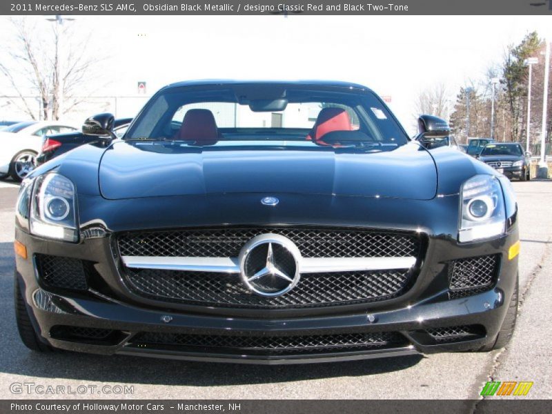 Obsidian Black Metallic / designo Classic Red and Black Two-Tone 2011 Mercedes-Benz SLS AMG