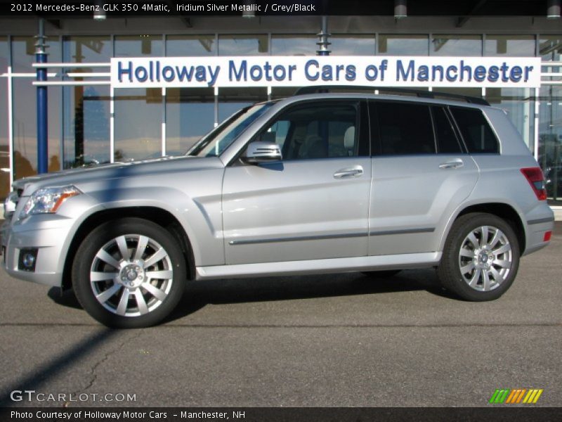 Iridium Silver Metallic / Grey/Black 2012 Mercedes-Benz GLK 350 4Matic