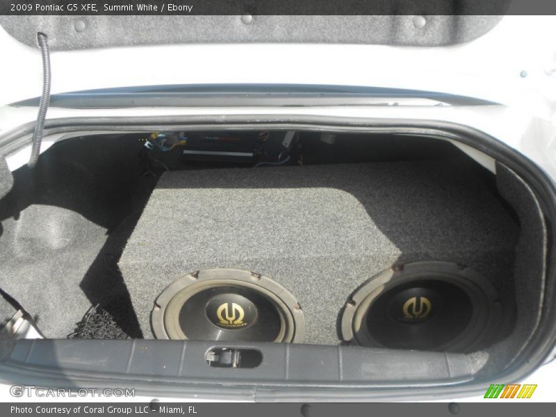Summit White / Ebony 2009 Pontiac G5 XFE