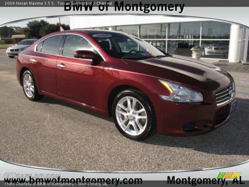 Tuscan Sun Metallic / Charcoal 2009 Nissan Maxima 3.5 S