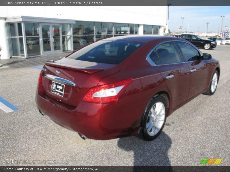 Tuscan Sun Metallic / Charcoal 2009 Nissan Maxima 3.5 S