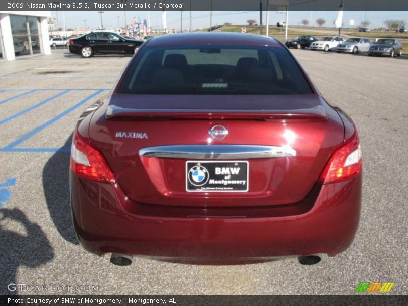 Tuscan Sun Metallic / Charcoal 2009 Nissan Maxima 3.5 S