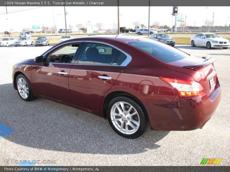 Tuscan Sun Metallic / Charcoal 2009 Nissan Maxima 3.5 S