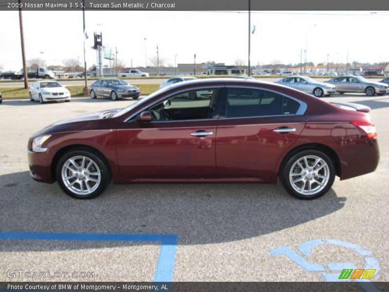 Tuscan Sun Metallic / Charcoal 2009 Nissan Maxima 3.5 S