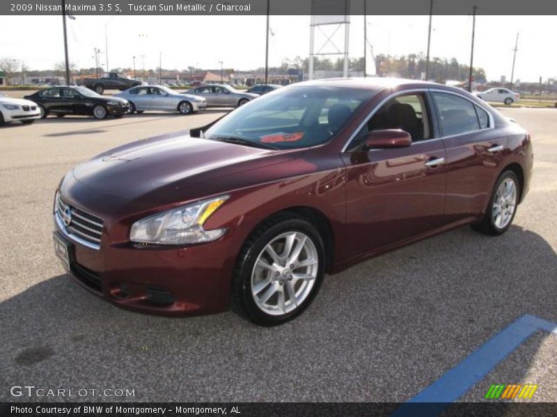 Tuscan Sun Metallic / Charcoal 2009 Nissan Maxima 3.5 S
