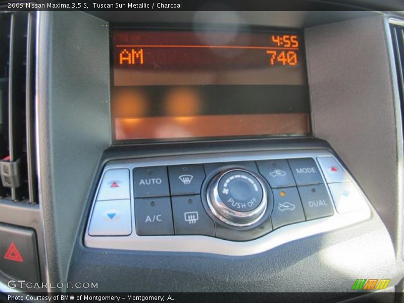 Tuscan Sun Metallic / Charcoal 2009 Nissan Maxima 3.5 S