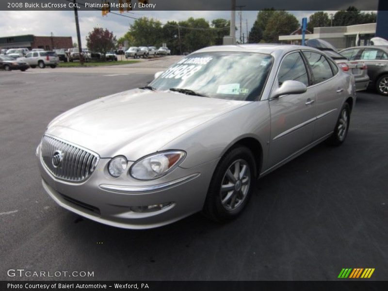Platinum Metallic / Ebony 2008 Buick LaCrosse CXL