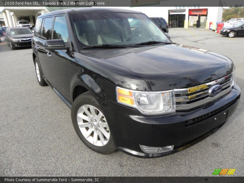 Tuxedo Black / Medium Light Stone 2010 Ford Flex SEL