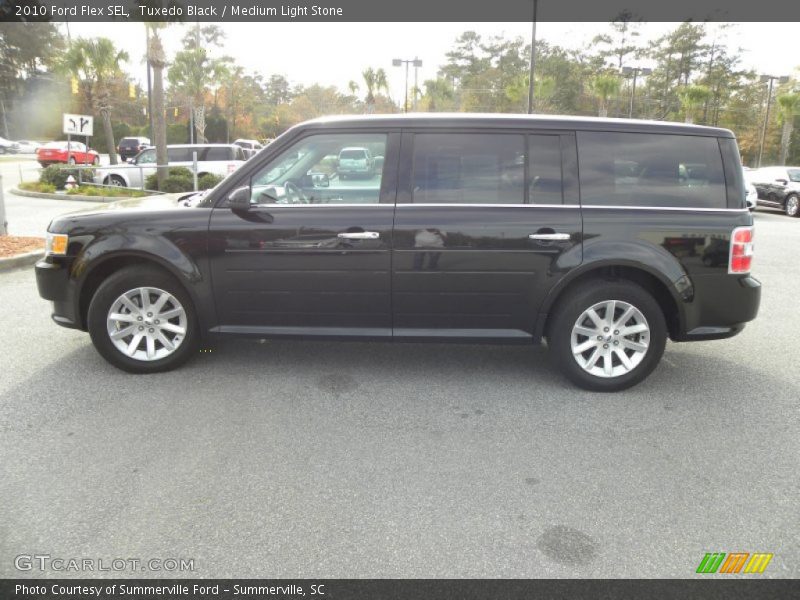 Tuxedo Black / Medium Light Stone 2010 Ford Flex SEL