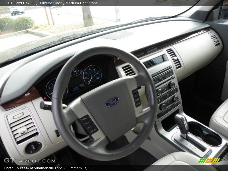 Tuxedo Black / Medium Light Stone 2010 Ford Flex SEL