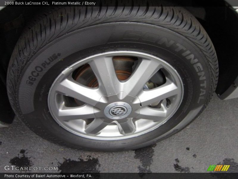 Platinum Metallic / Ebony 2008 Buick LaCrosse CXL