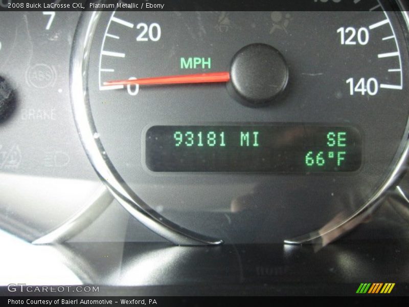 Platinum Metallic / Ebony 2008 Buick LaCrosse CXL