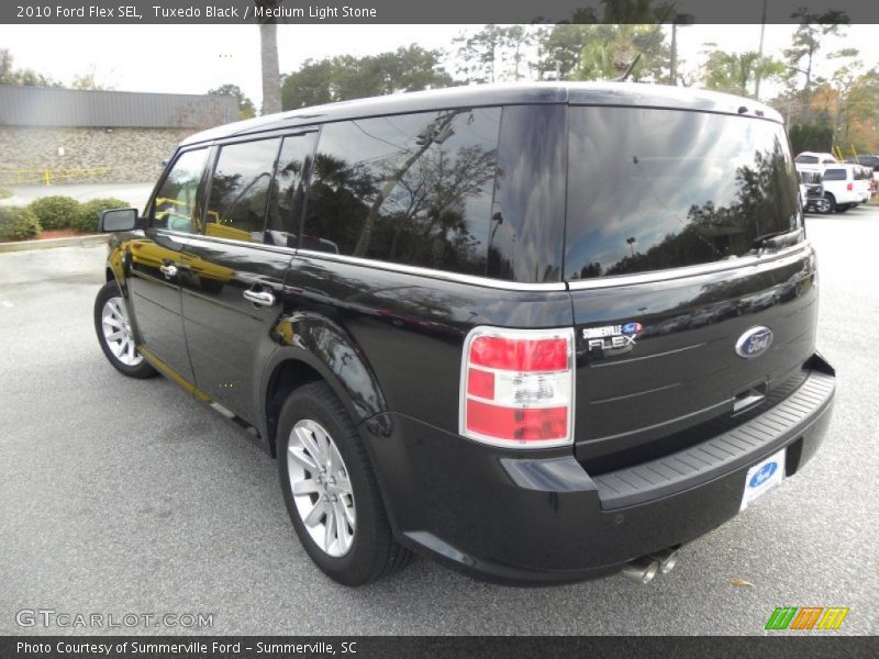 Tuxedo Black / Medium Light Stone 2010 Ford Flex SEL