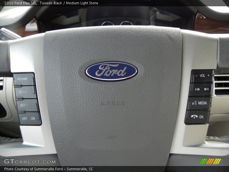 Tuxedo Black / Medium Light Stone 2010 Ford Flex SEL