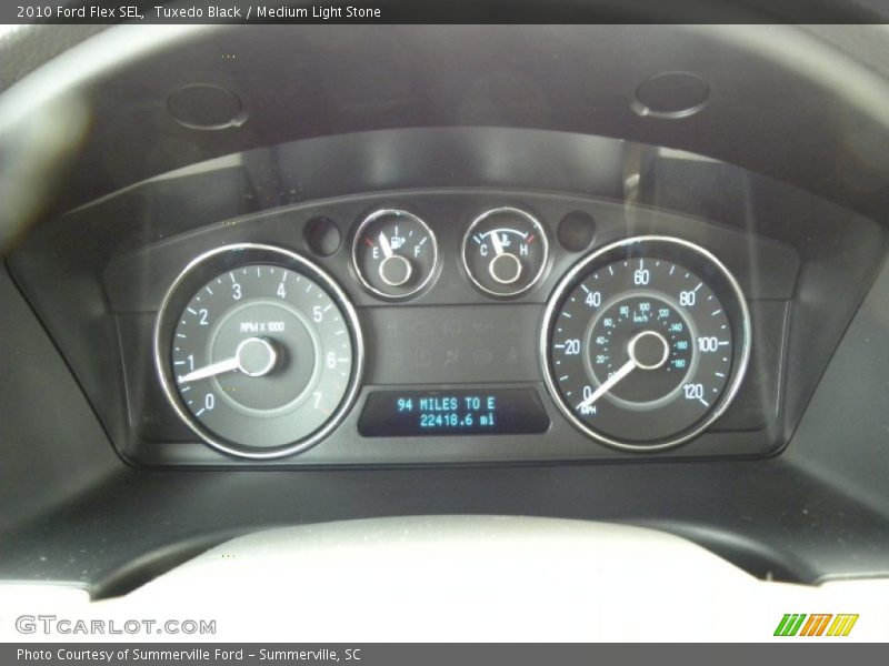 Tuxedo Black / Medium Light Stone 2010 Ford Flex SEL
