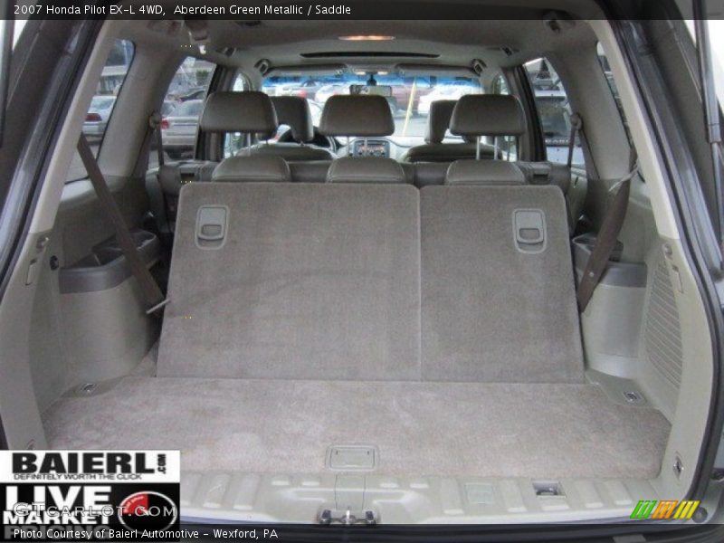 Aberdeen Green Metallic / Saddle 2007 Honda Pilot EX-L 4WD