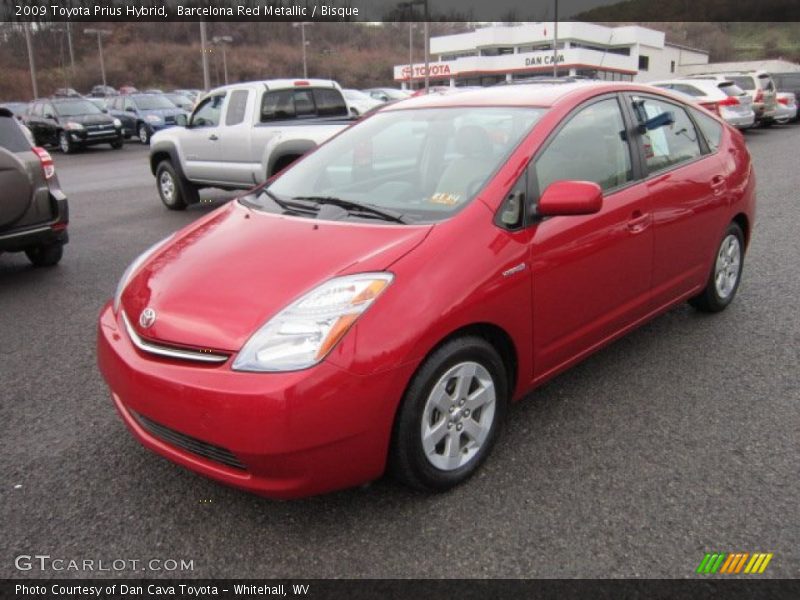 Barcelona Red Metallic / Bisque 2009 Toyota Prius Hybrid