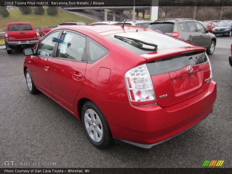 Barcelona Red Metallic / Bisque 2009 Toyota Prius Hybrid