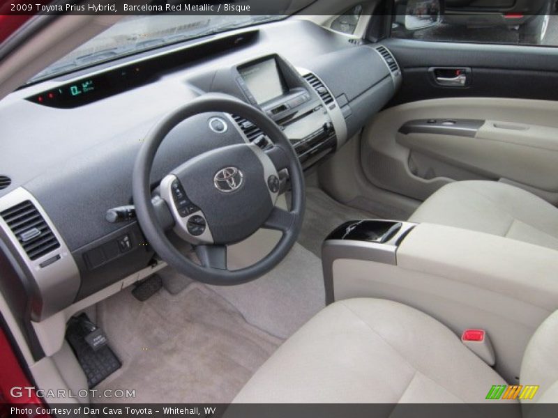 Barcelona Red Metallic / Bisque 2009 Toyota Prius Hybrid