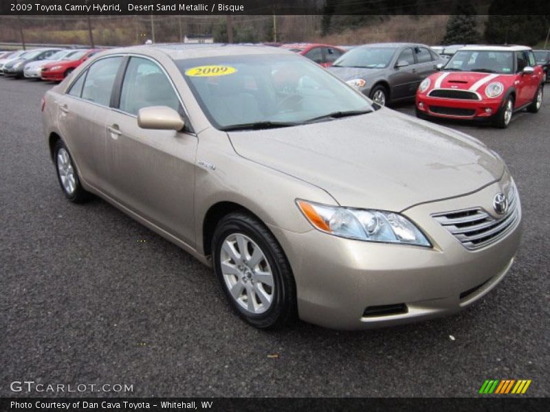 Desert Sand Metallic / Bisque 2009 Toyota Camry Hybrid