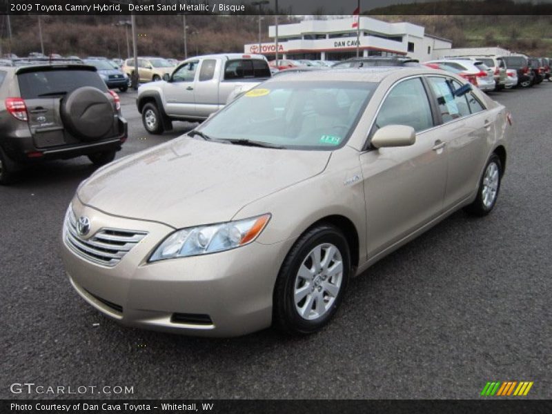 Desert Sand Metallic / Bisque 2009 Toyota Camry Hybrid