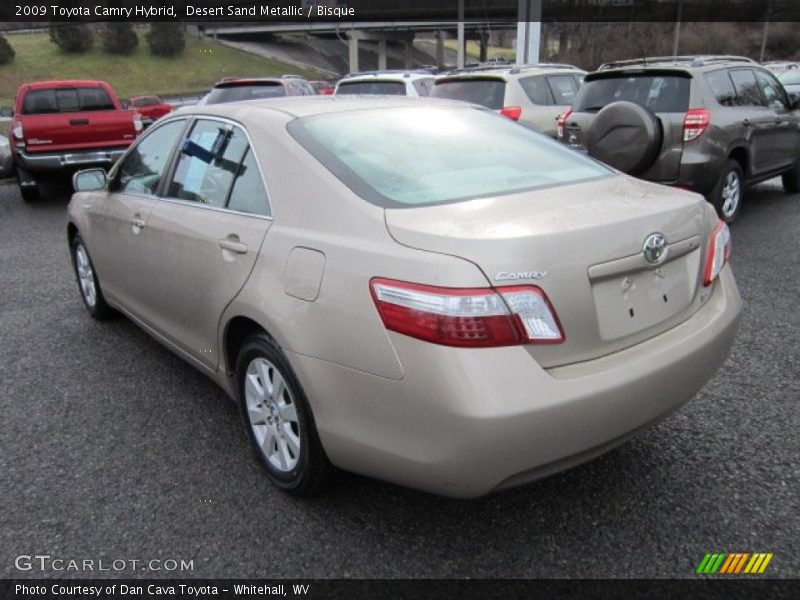 Desert Sand Metallic / Bisque 2009 Toyota Camry Hybrid
