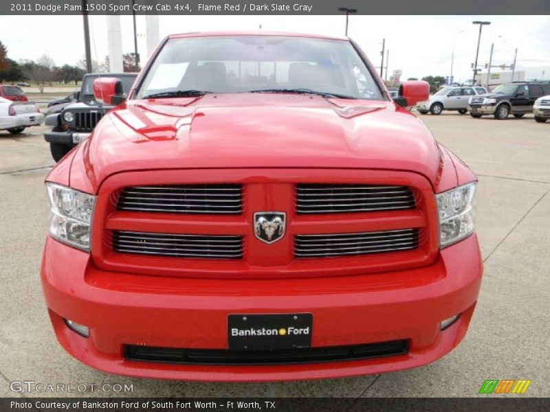 Flame Red / Dark Slate Gray 2011 Dodge Ram 1500 Sport Crew Cab 4x4