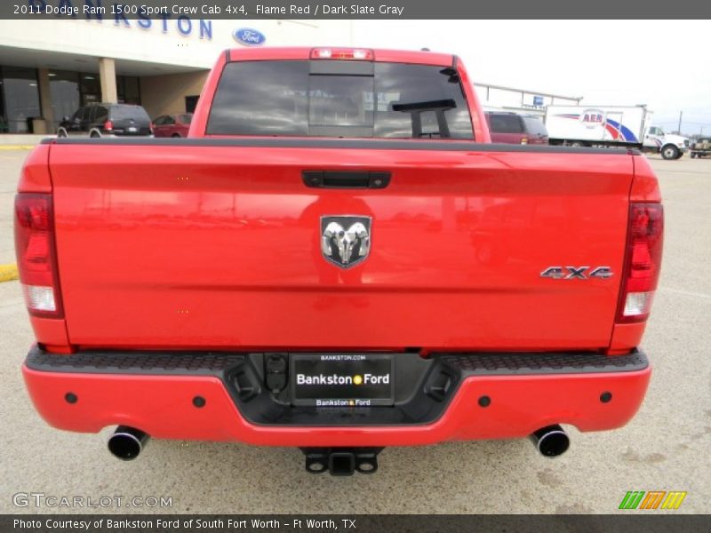 Flame Red / Dark Slate Gray 2011 Dodge Ram 1500 Sport Crew Cab 4x4