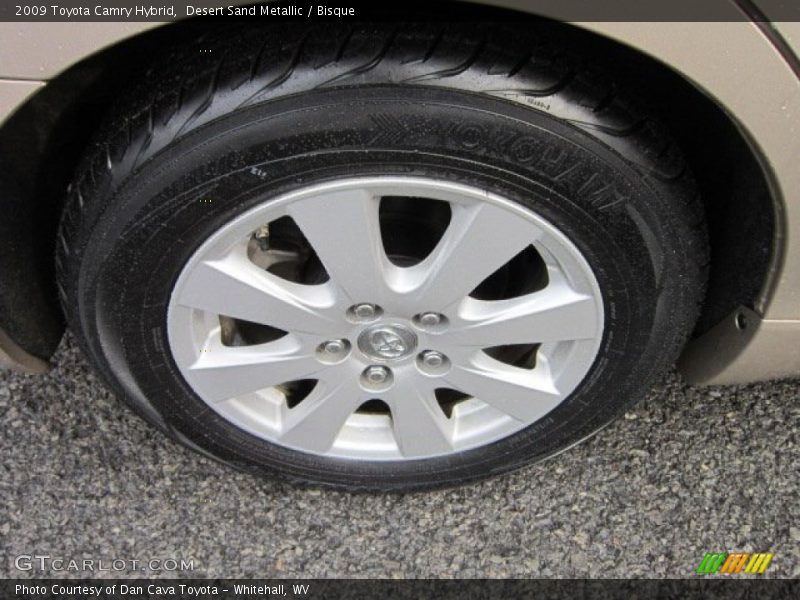 Desert Sand Metallic / Bisque 2009 Toyota Camry Hybrid