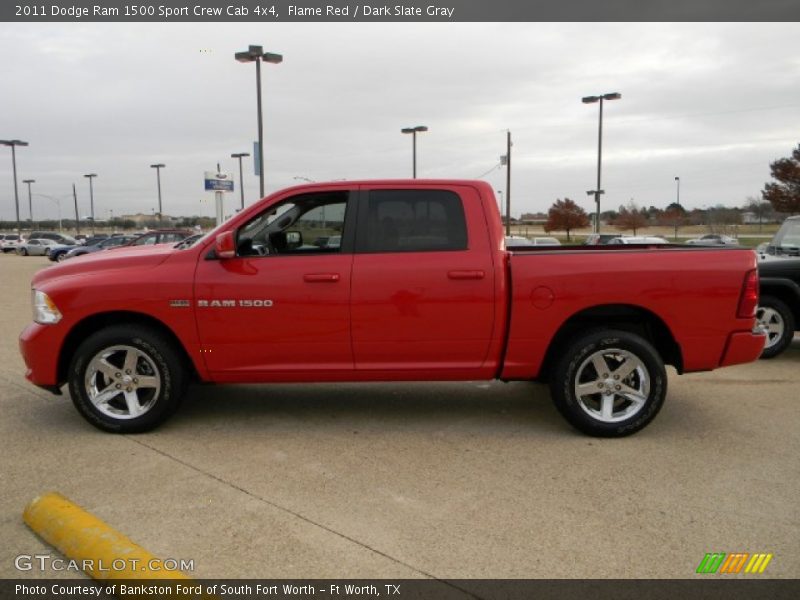 Flame Red / Dark Slate Gray 2011 Dodge Ram 1500 Sport Crew Cab 4x4