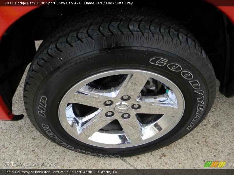 Flame Red / Dark Slate Gray 2011 Dodge Ram 1500 Sport Crew Cab 4x4