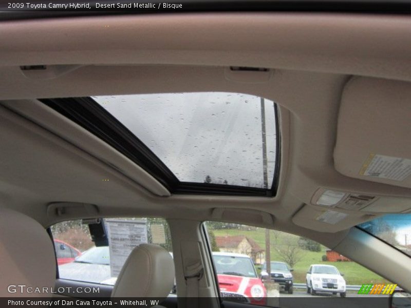 Desert Sand Metallic / Bisque 2009 Toyota Camry Hybrid