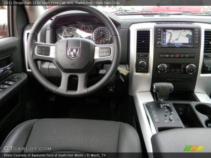 Dashboard of 2011 Ram 1500 Sport Crew Cab 4x4