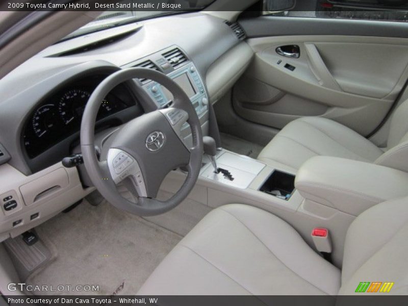 Desert Sand Metallic / Bisque 2009 Toyota Camry Hybrid