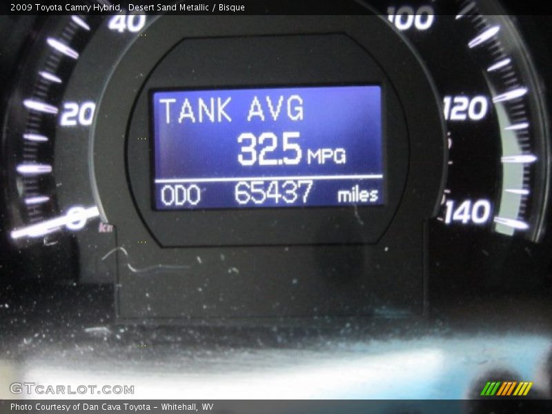 Desert Sand Metallic / Bisque 2009 Toyota Camry Hybrid